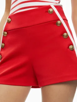 Narin High Rise Button Front Short