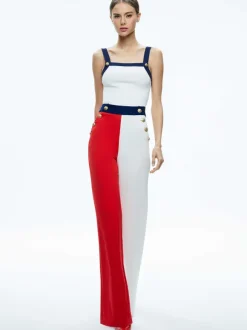 Narin High Rise Button Front Pant