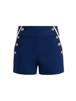 Narin High Rise Button Front Short