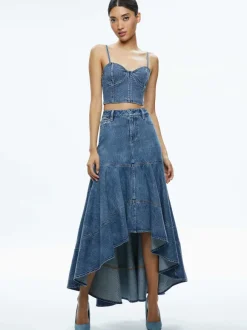 Natacha Spaghetti Strap Bustier