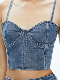 Natacha Spaghetti Strap Bustier