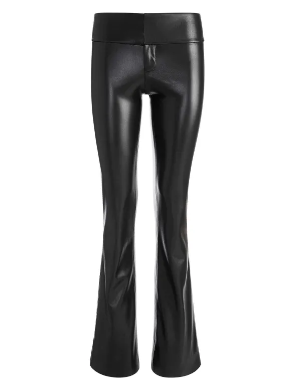 Olivia Vegan Leather Bootcut Pant