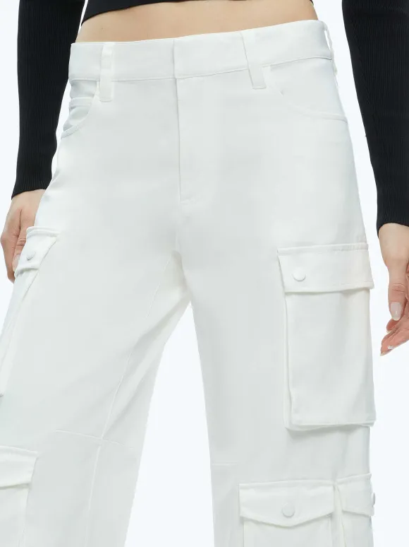 Olympia Mid Rise Baggy Cargo Pants
