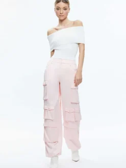 Olympia Mid Rise Baggy Cargo Pants