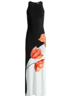 Pania Racer Neck Maxi Dress
