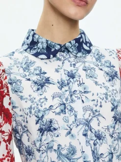 Paulie Tiered Blouson Sleeve Mini Dress