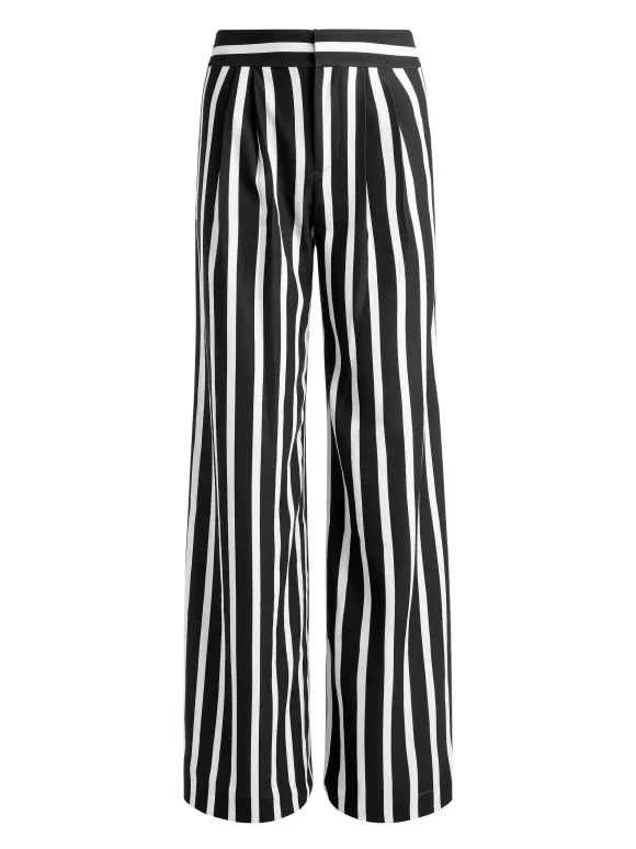 Pompey High Waisted Pleated Pants