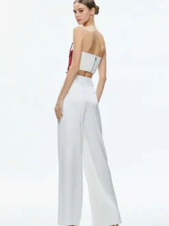 Randie Floral Applique Crop Top