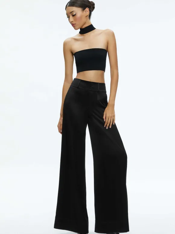 Raya Mock Neck Racerback Cropped Pullover