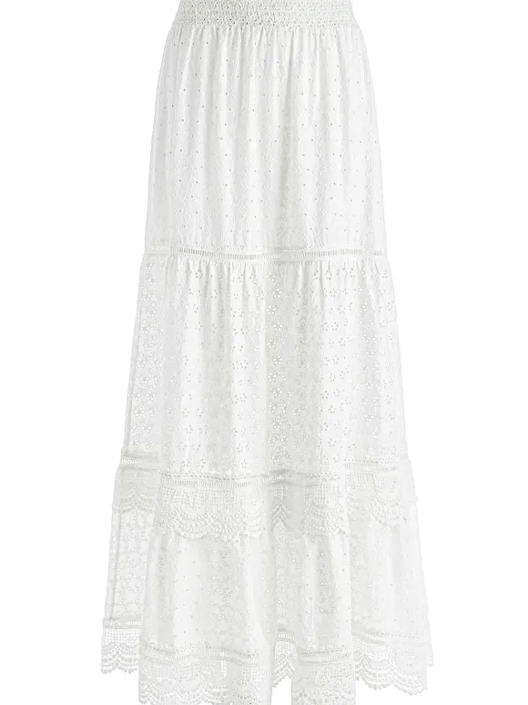 Reise Panelled Maxi Skirt