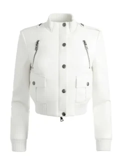 Ria Vegan Leather Moto Jacket