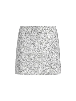 Riley Embellished Clean Waist A-Line Skirt