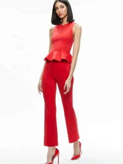 Rmp Mid Rise Back-Zip Bootcut Ankle Pant