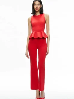 Rmp Mid Rise Back-Zip Bootcut Ankle Pant