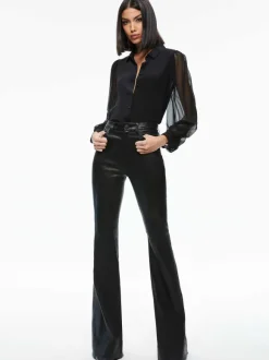 Roanne Blouson Sleeve Button Down