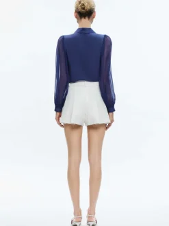 Roanne Blouson Sleeve Button Down