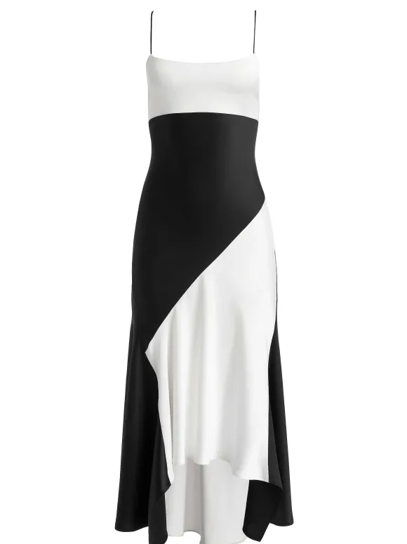 Rosa Asymmetrical Slip Dress