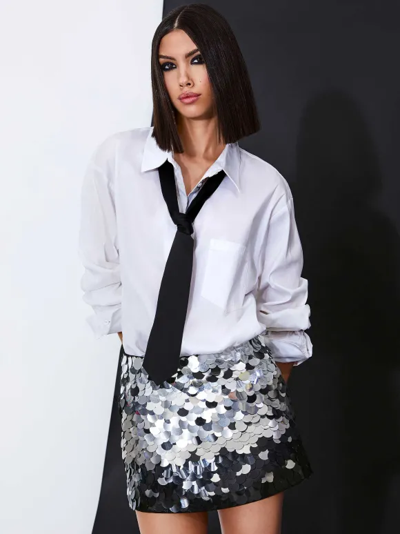 Rubi Sequin Mini Skirt