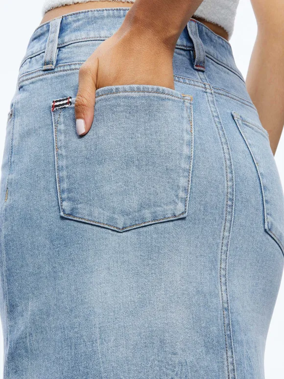 Rye Midi Denim Skirt