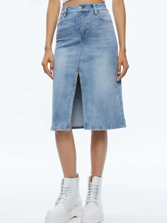 Rye Midi Denim Skirt