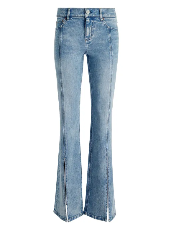 Sedona Low Rise Center Front Slits Flare Jean