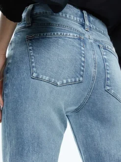 Sedona Low Rise Center Front Slits Flare Jean