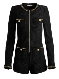 Shiloh Gold Zipper Romper