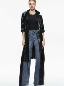 Simson Vegan Leather Windbreaker