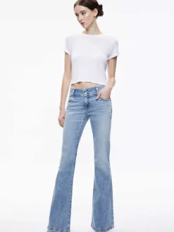 Stacey Low Rise Bell Bottom Jean