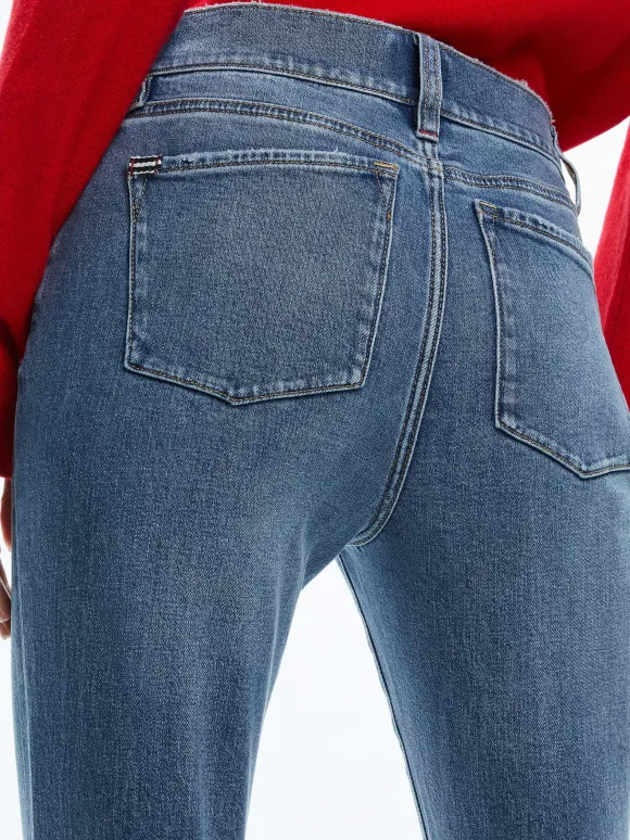 Stacey Mid Rise Bell Jean
