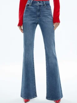 Stacey Mid Rise Bell Jean
