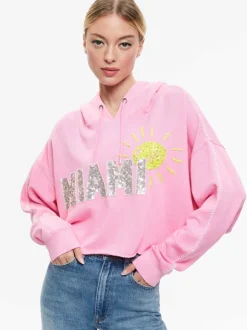 Sunny Boxy Cropped Hoodie