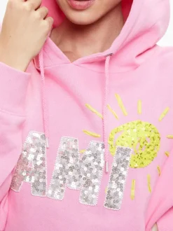 Sunny Boxy Cropped Hoodie