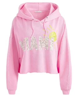Sunny Boxy Cropped Hoodie