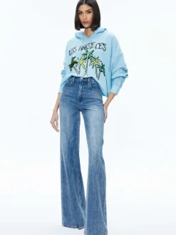 Sunny Boxy Cropped Hoodie