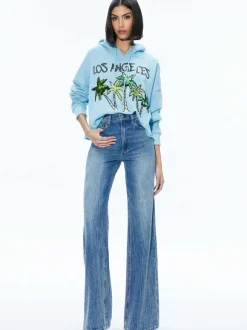Sunny Boxy Cropped Hoodie