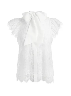Talulah Ruffled Lace Blouse