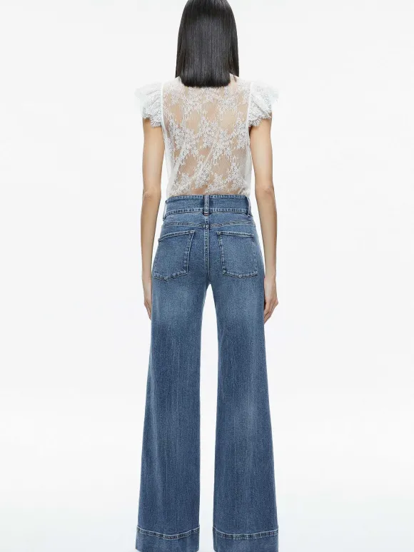 Talulah Ruffled Lace Blouse