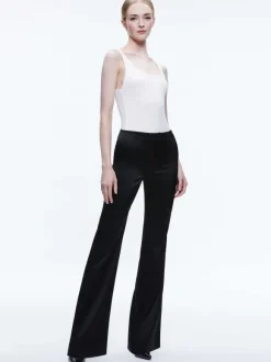 Teeny Satin Bootcut Pant