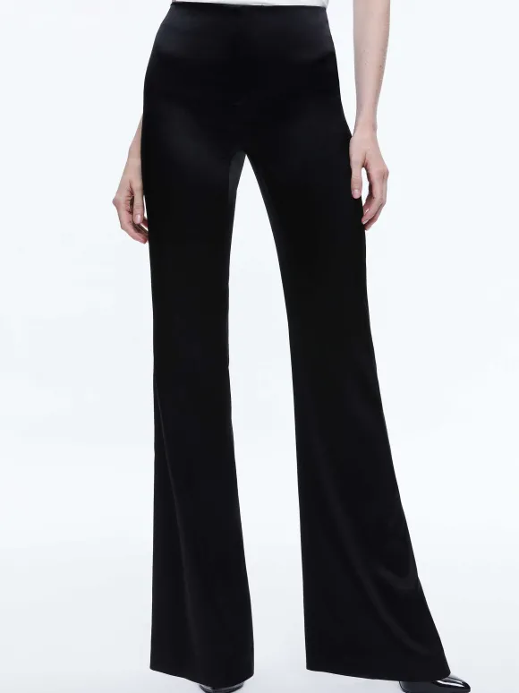 Teeny Satin Bootcut Pant