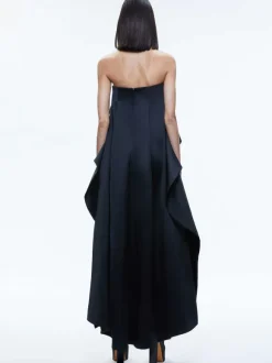 Theda Strapless High Low Dress
