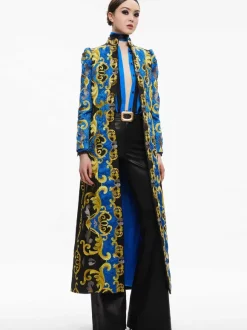 Thomas Embroidered Maxi Coat