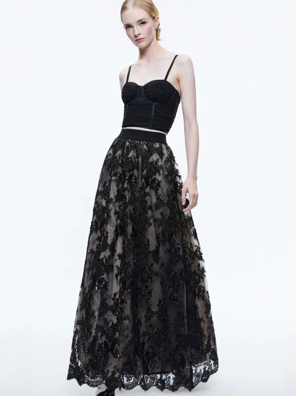Tina Embellished Gown Skirt