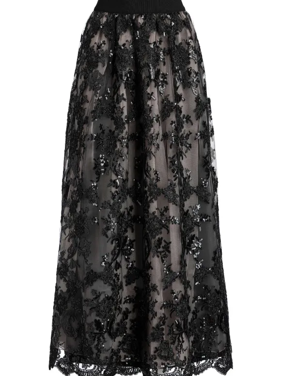 Tina Embellished Gown Skirt