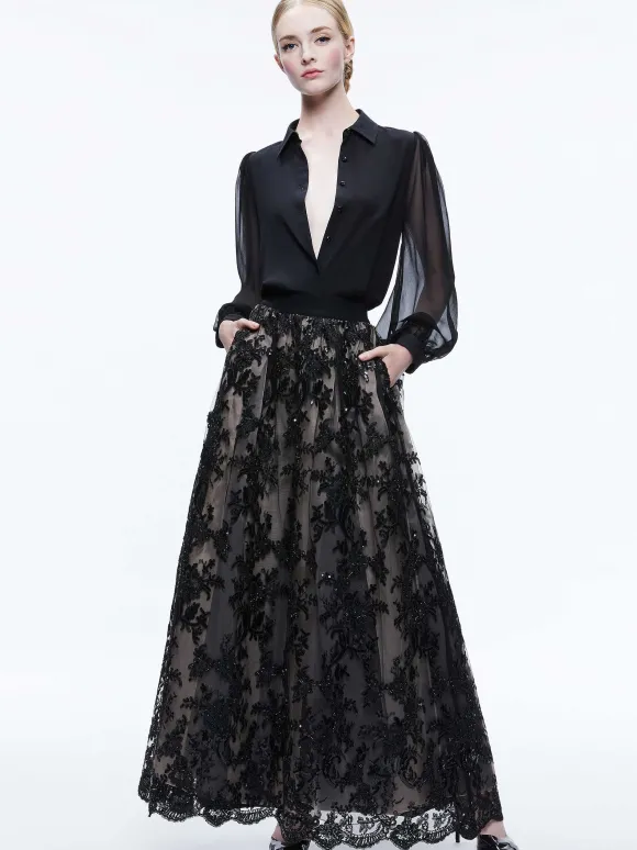 Tina Embellished Gown Skirt