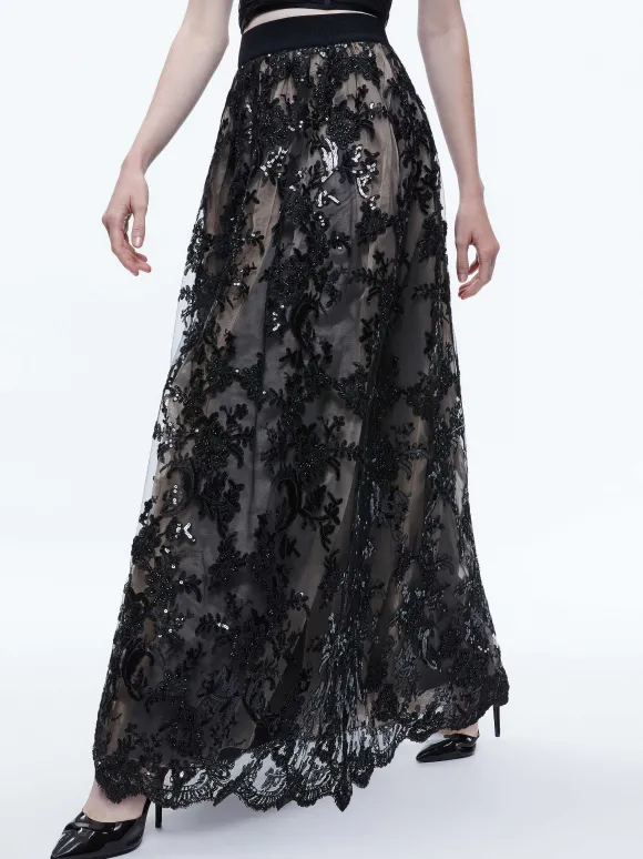 Tina Embellished Gown Skirt