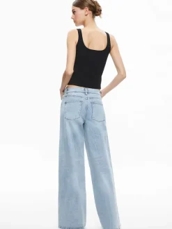 Trish Mid Rise Baggy Jean