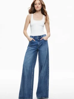 Trish Mid Rise Baggy Jean