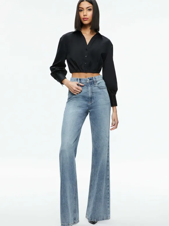 Trudy Cropped Button Down