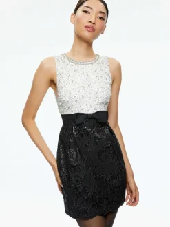 True Embellished Bodice Mini Dress